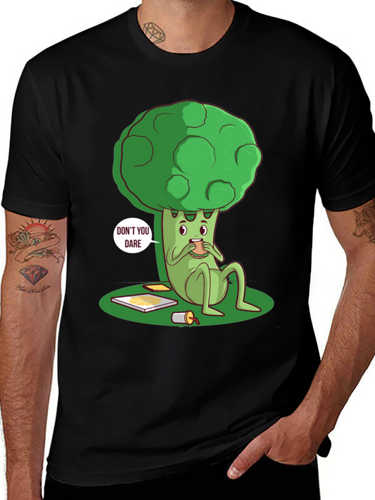 Funny Broccoli T-Shirt - Dont You Dare!
