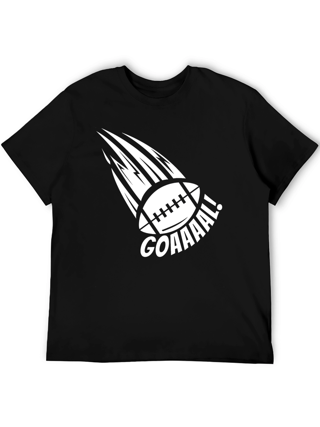 Goal! Football Graphic Tee - Black