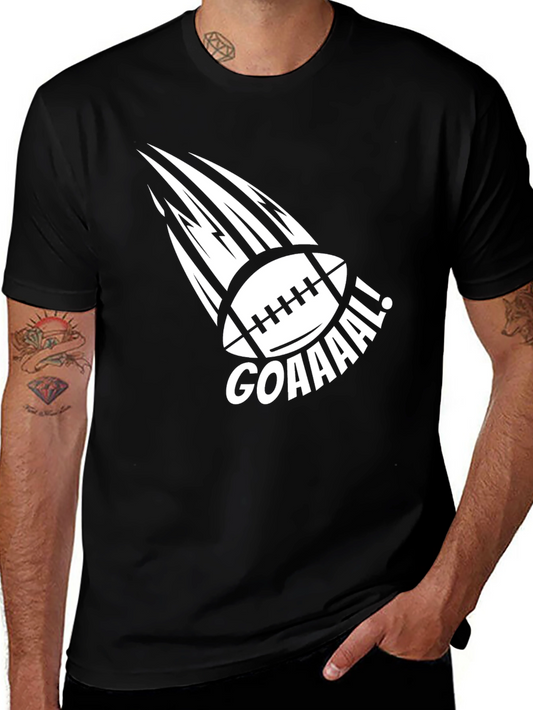 Goal! Football Graphic Tee - Black