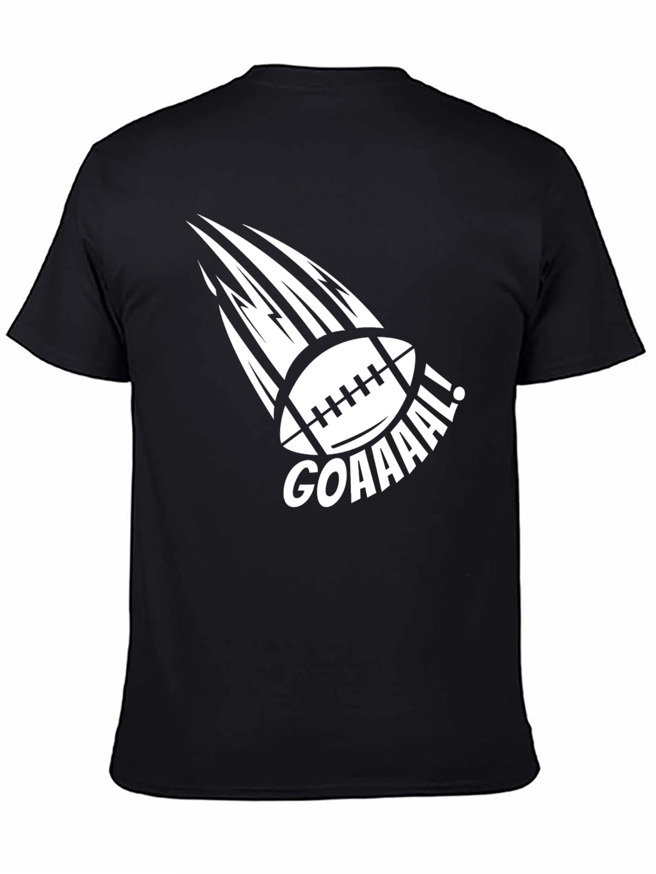 Goal! Football Graphic Tee - Black