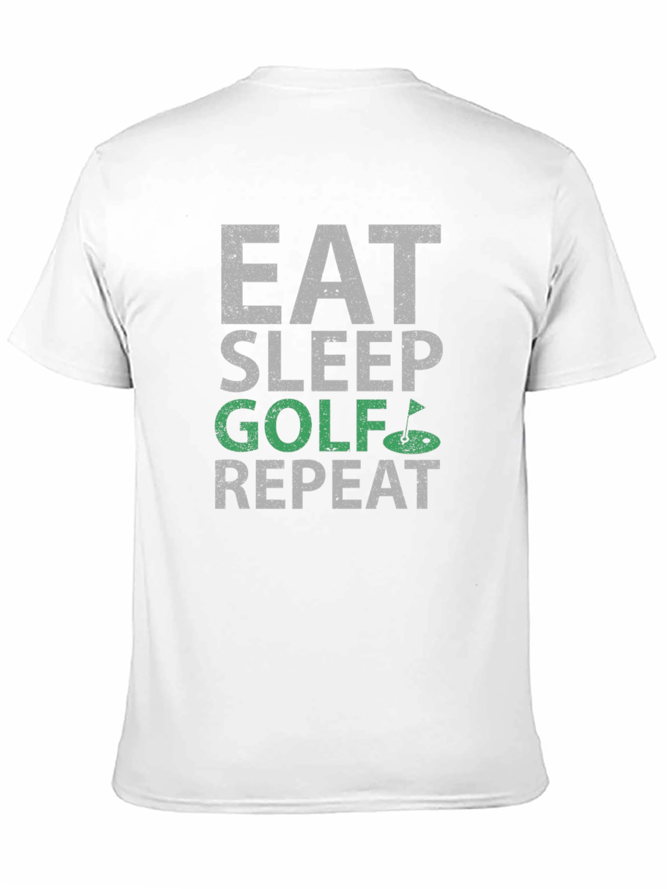 Eat Sleep Golf Repeat Graphic Tee