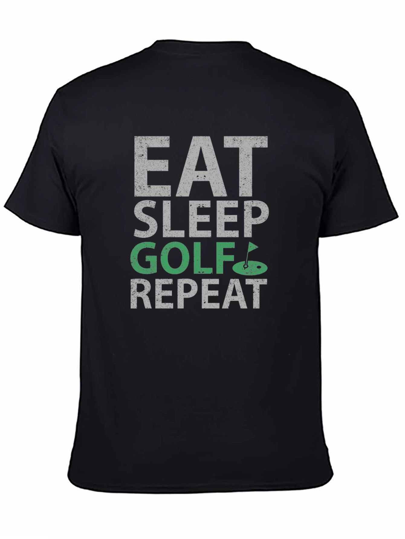Eat Sleep Golf Repeat Graphic Tee
