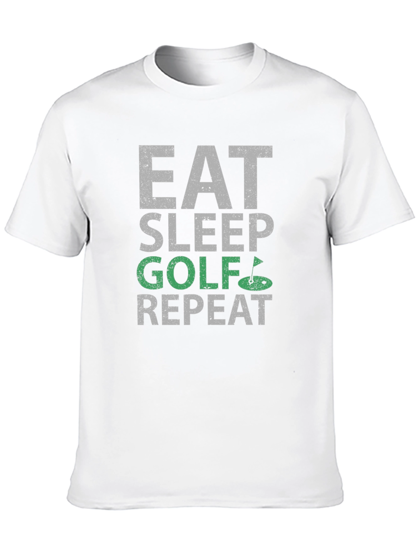 Eat Sleep Golf Repeat Graphic Tee