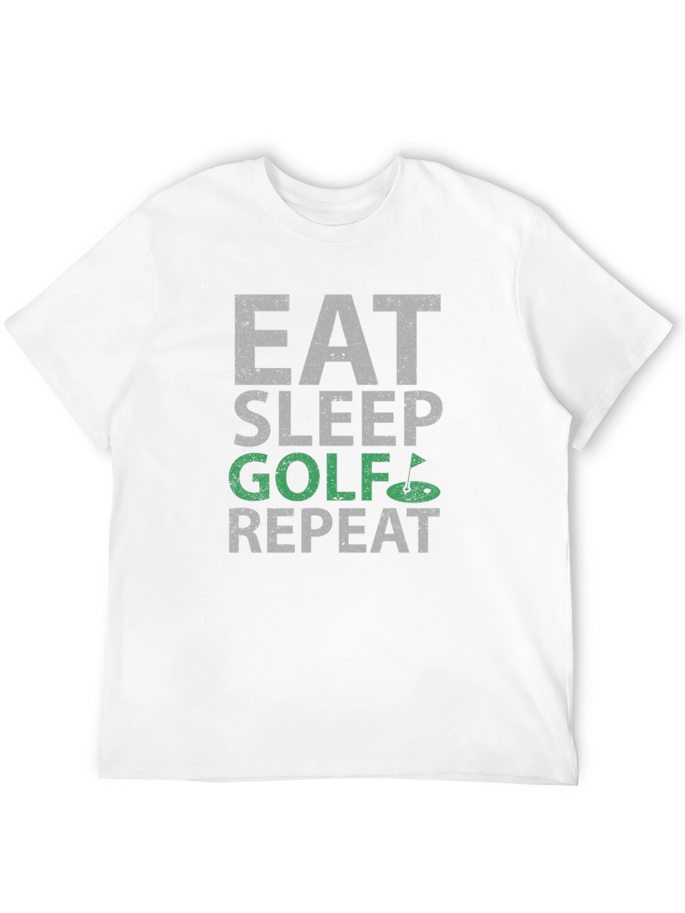 Eat Sleep Golf Repeat Graphic Tee