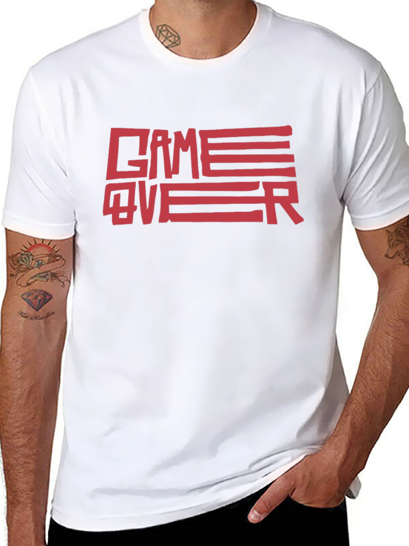 Game Over Graphic Tee - Classic Gamer Style