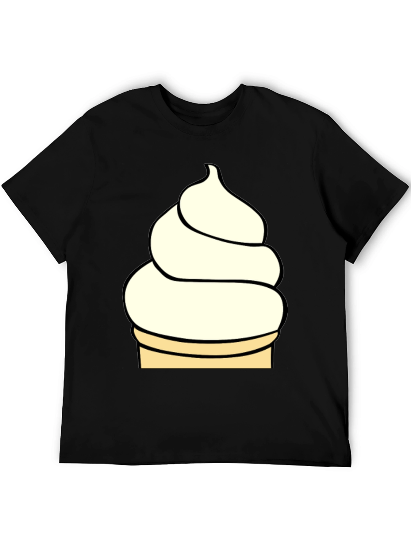 Ice Cream Cone Graphic Tee - Fun Casual Style