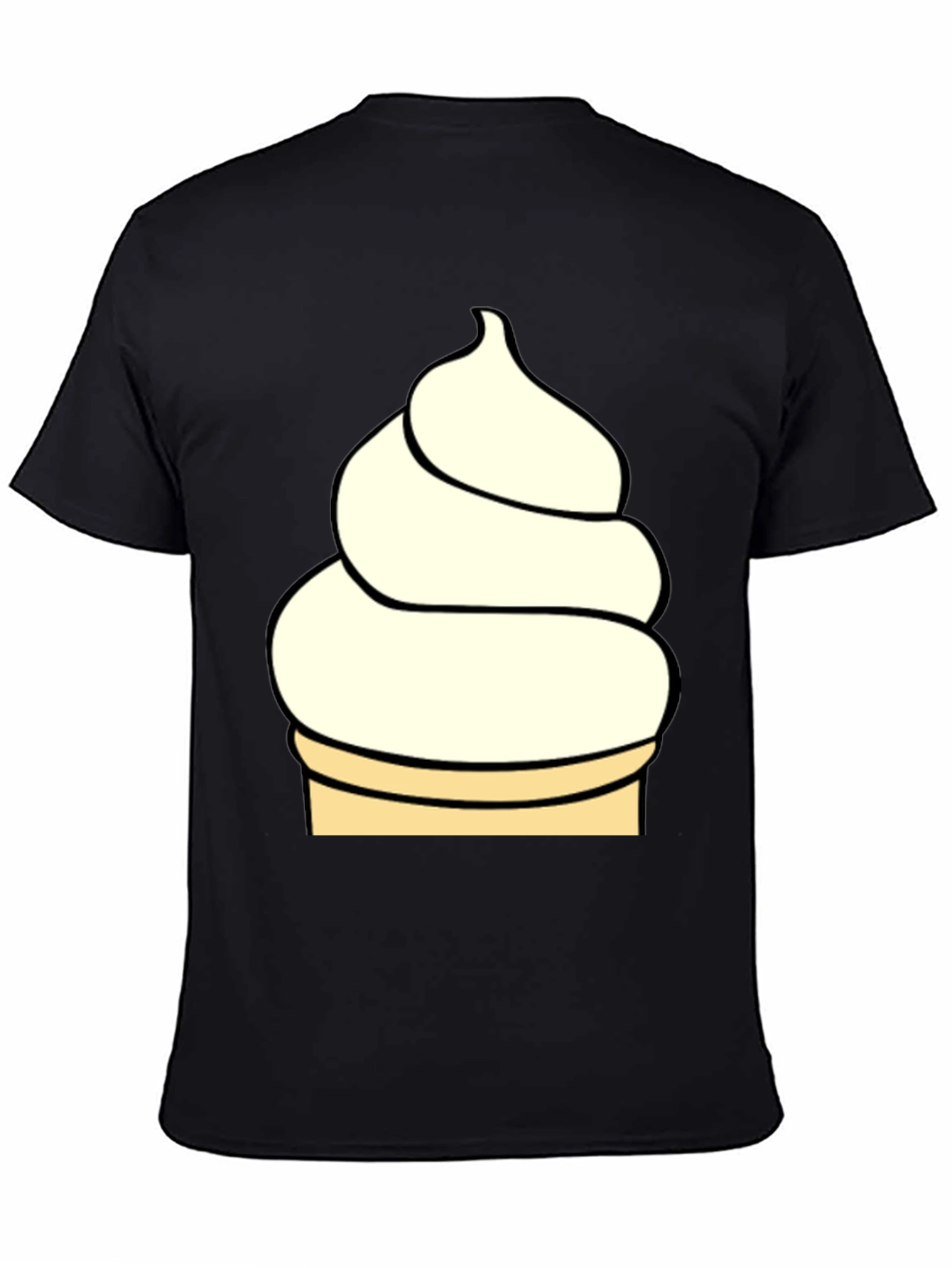 Ice Cream Cone Graphic Tee - Fun Casual Style