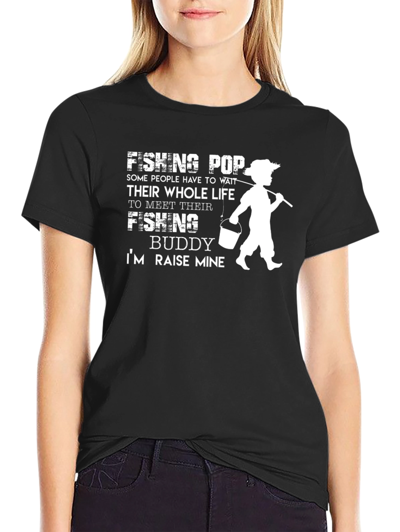 Fishing Pop Buddy T-Shirt - Raise Mine Tee