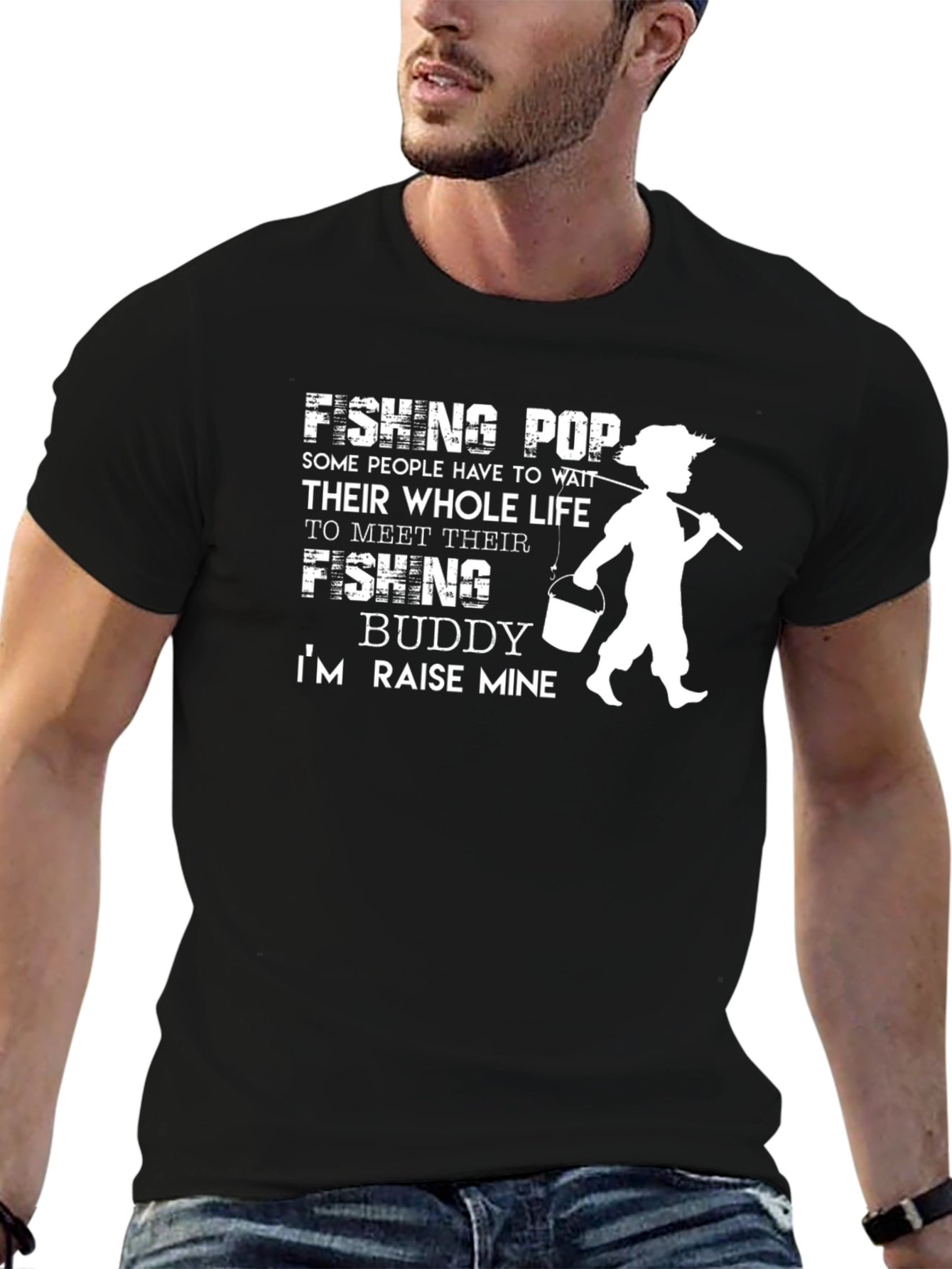 Fishing Pop Buddy T-Shirt - Raise Mine Tee