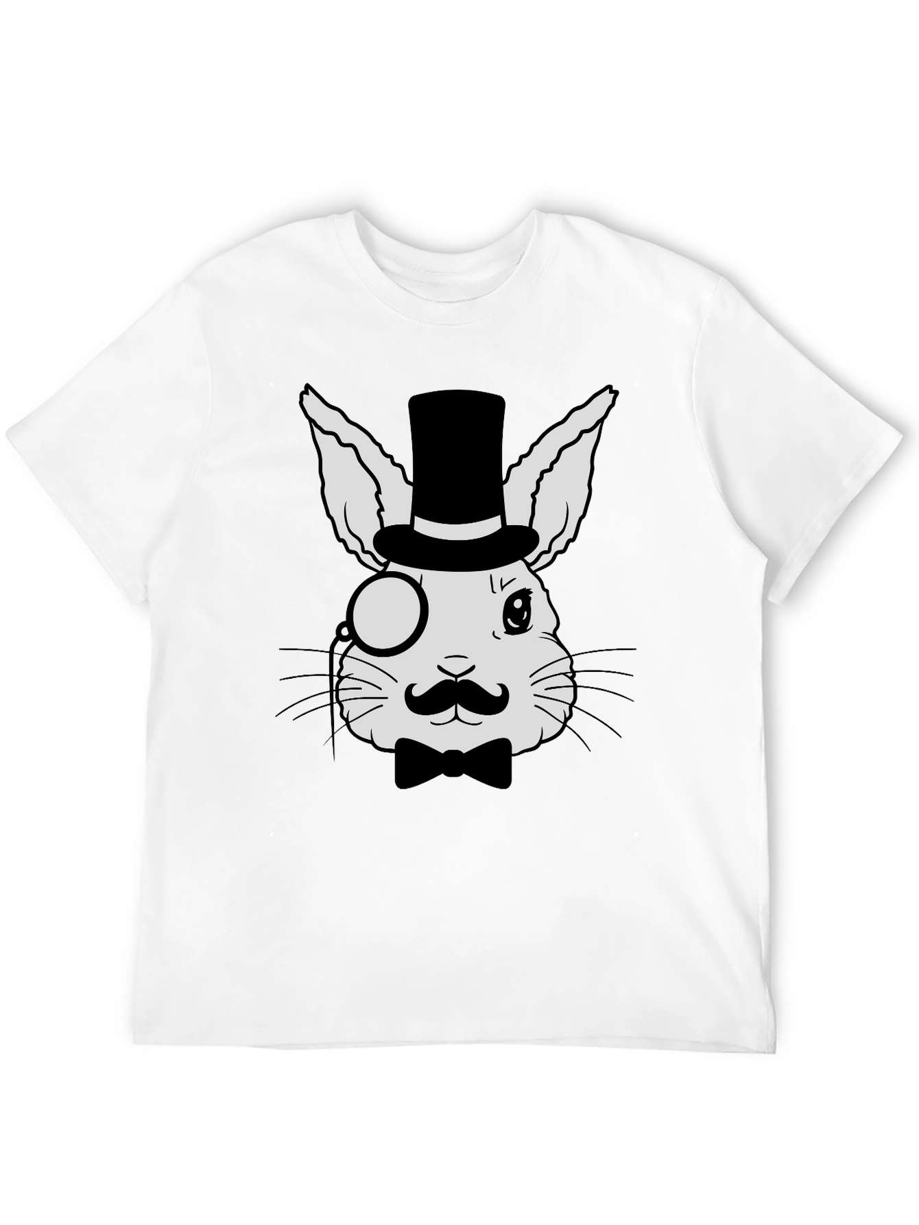 Dapper Rabbit T-Shirt - Funny Animal Tee