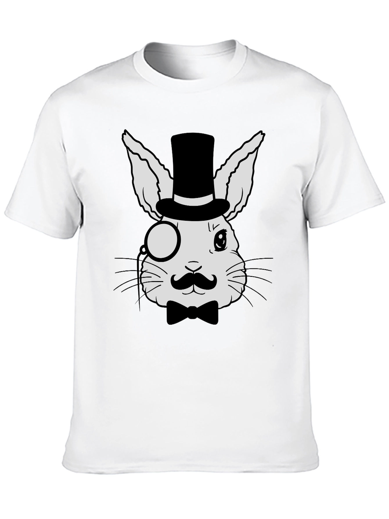 Dapper Rabbit T-Shirt - Funny Animal Tee