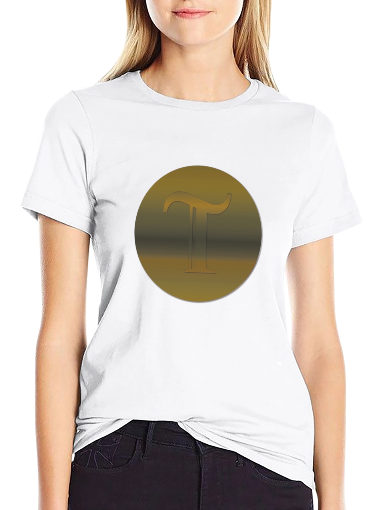 Letter T Graphic Tee - Stylish Casual Wear