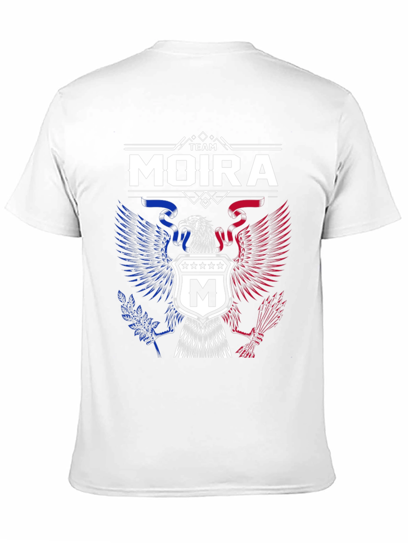 Team Moira Graphic T-Shirt - Patriotic Eagle Design
