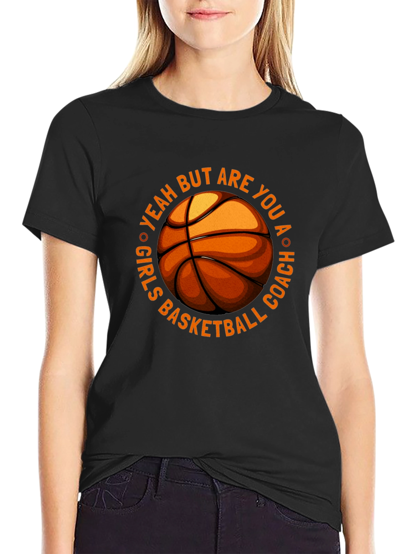 Girls Basketball Coach T-Shirt