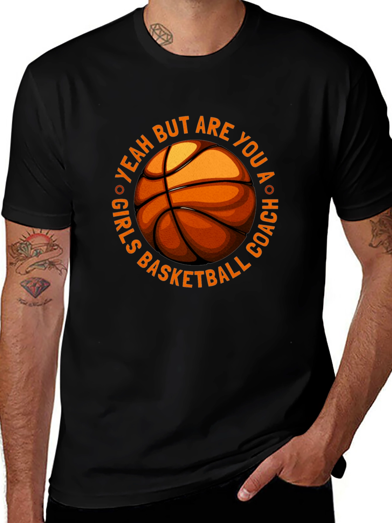 Girls Basketball Coach T-Shirt