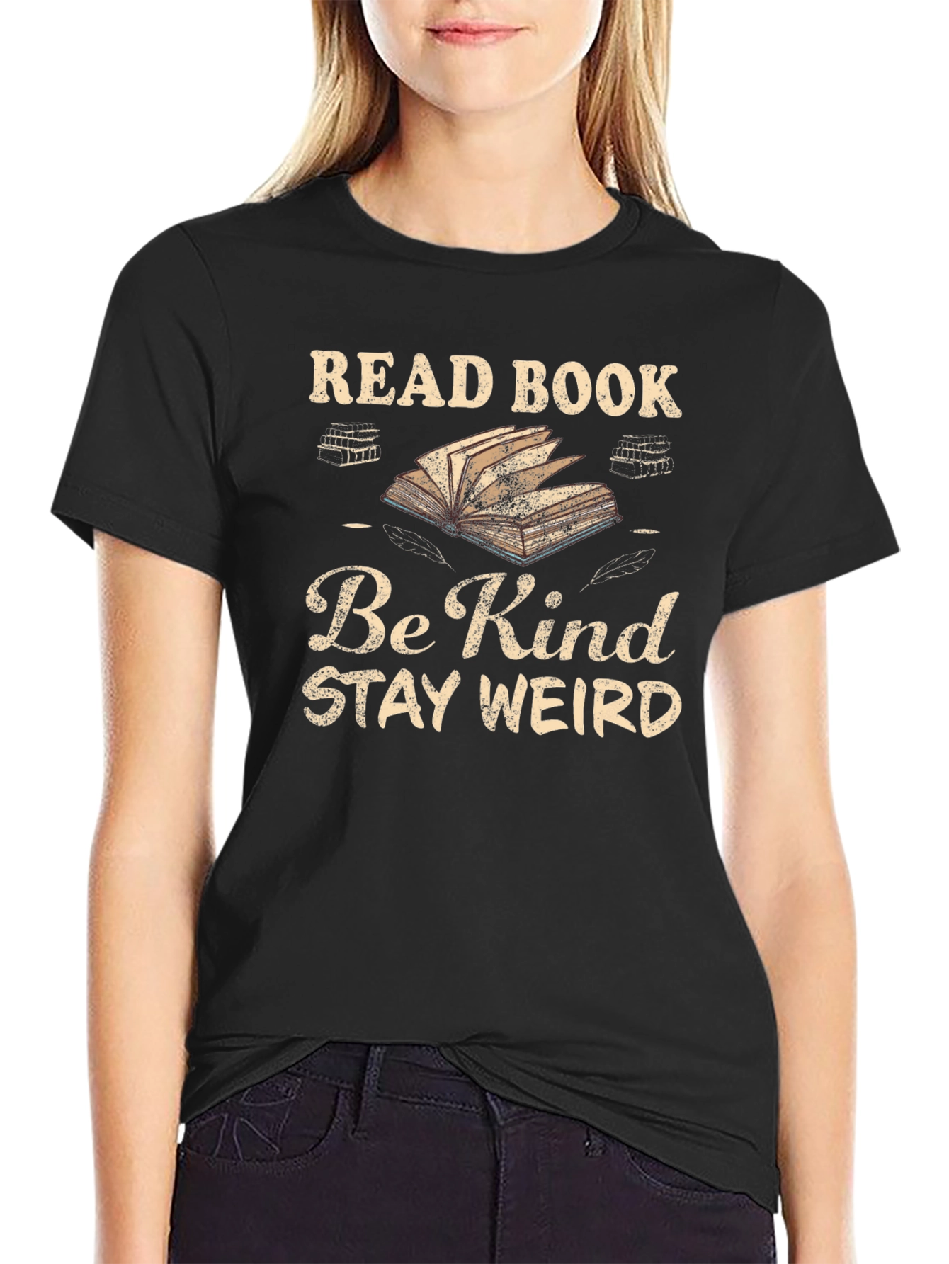 Read Book Be Kind Stay Weird T-Shirt