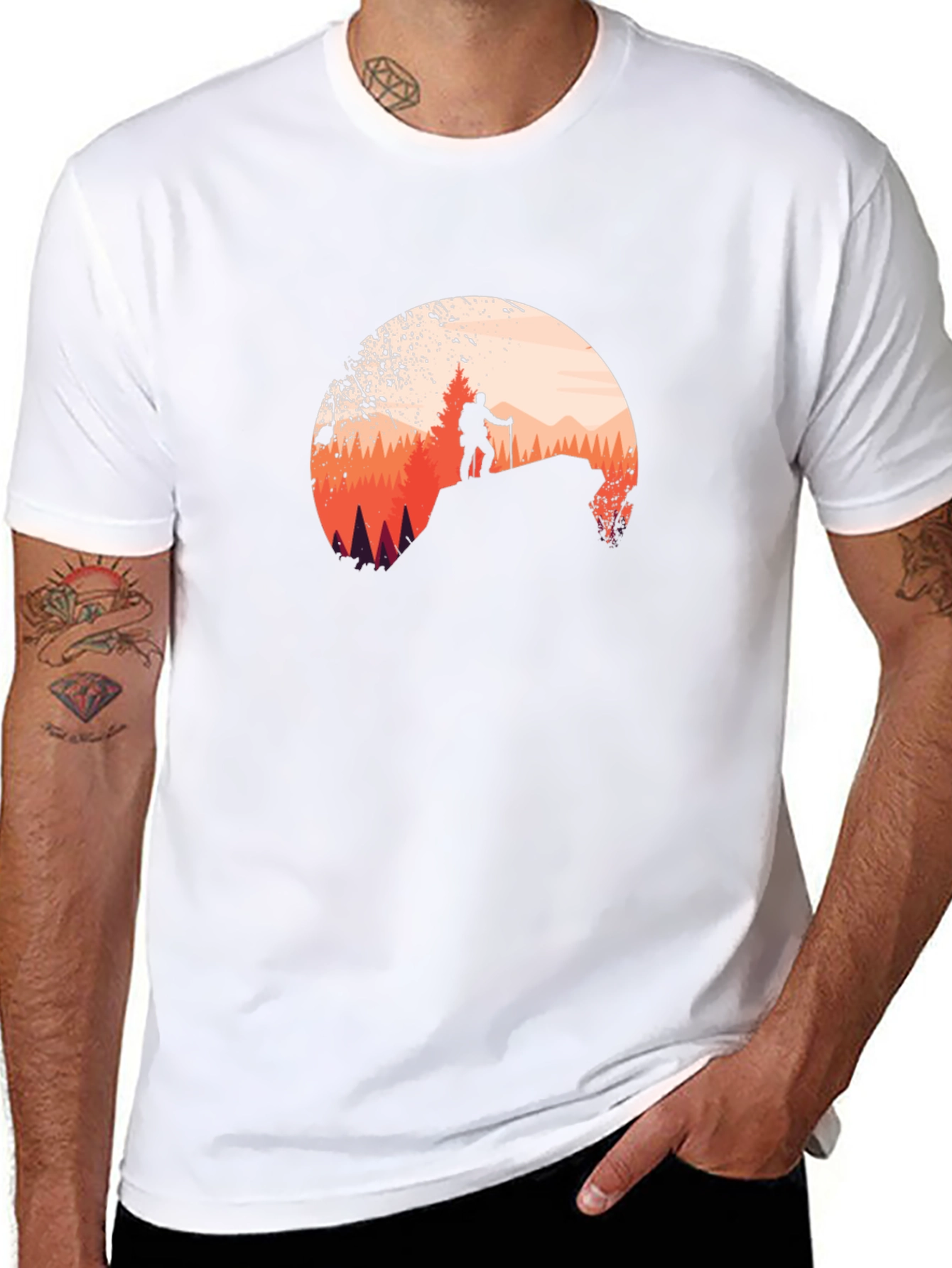 Hiker Graphic Tee - Outdoor Adventure T-Shirt