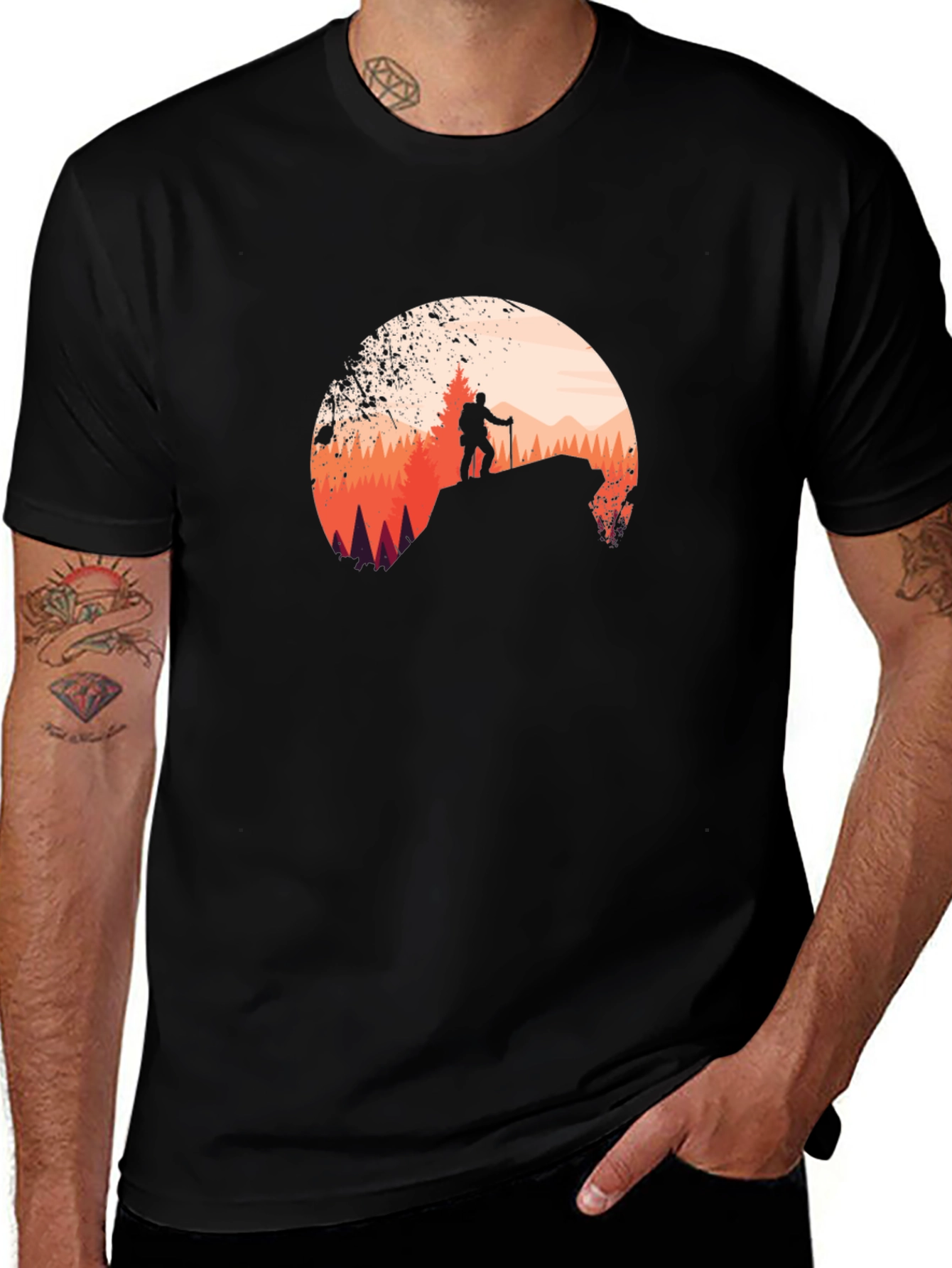 Hiker Graphic Tee - Outdoor Adventure T-Shirt