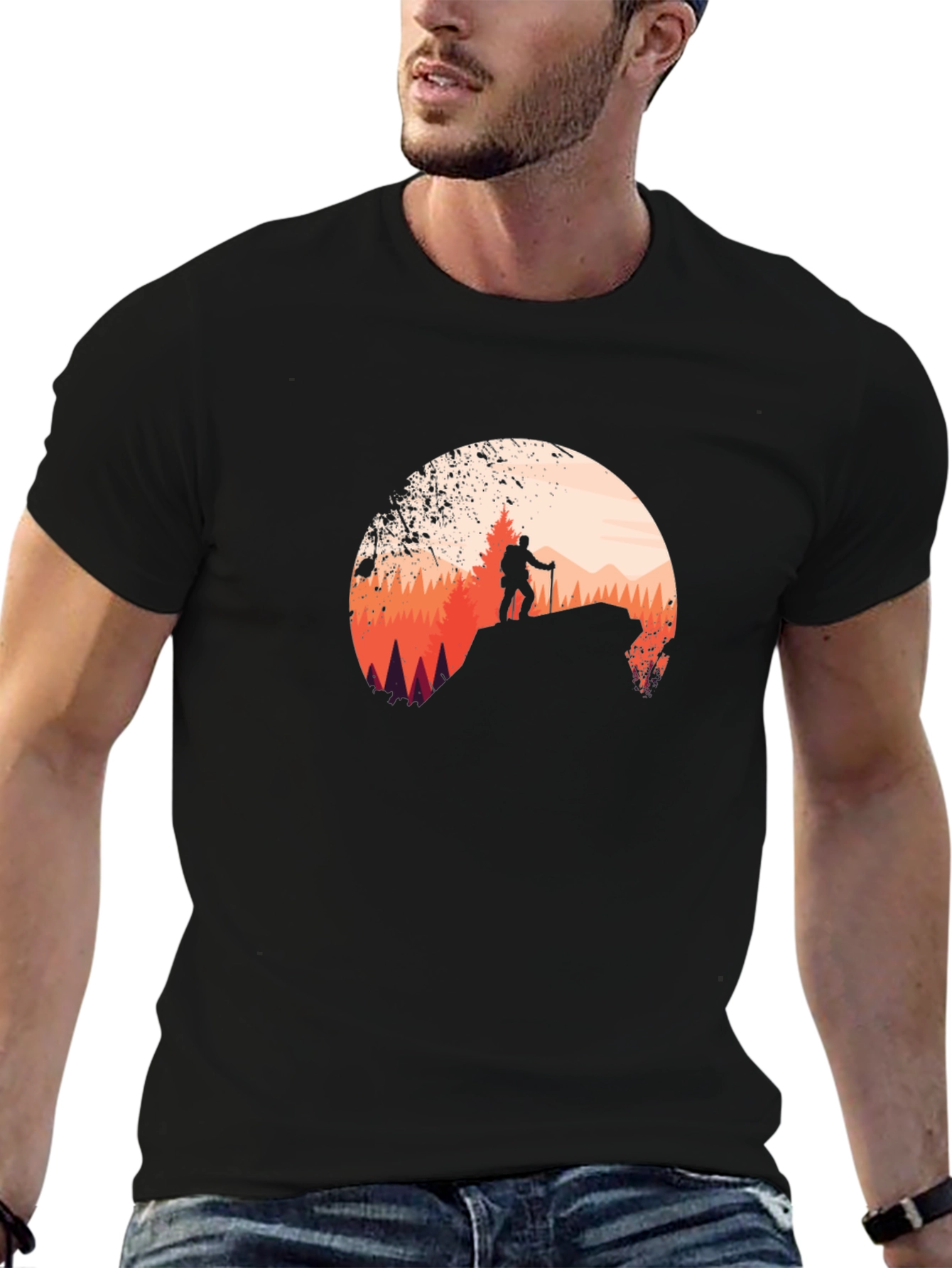 Hiker Graphic Tee - Outdoor Adventure T-Shirt