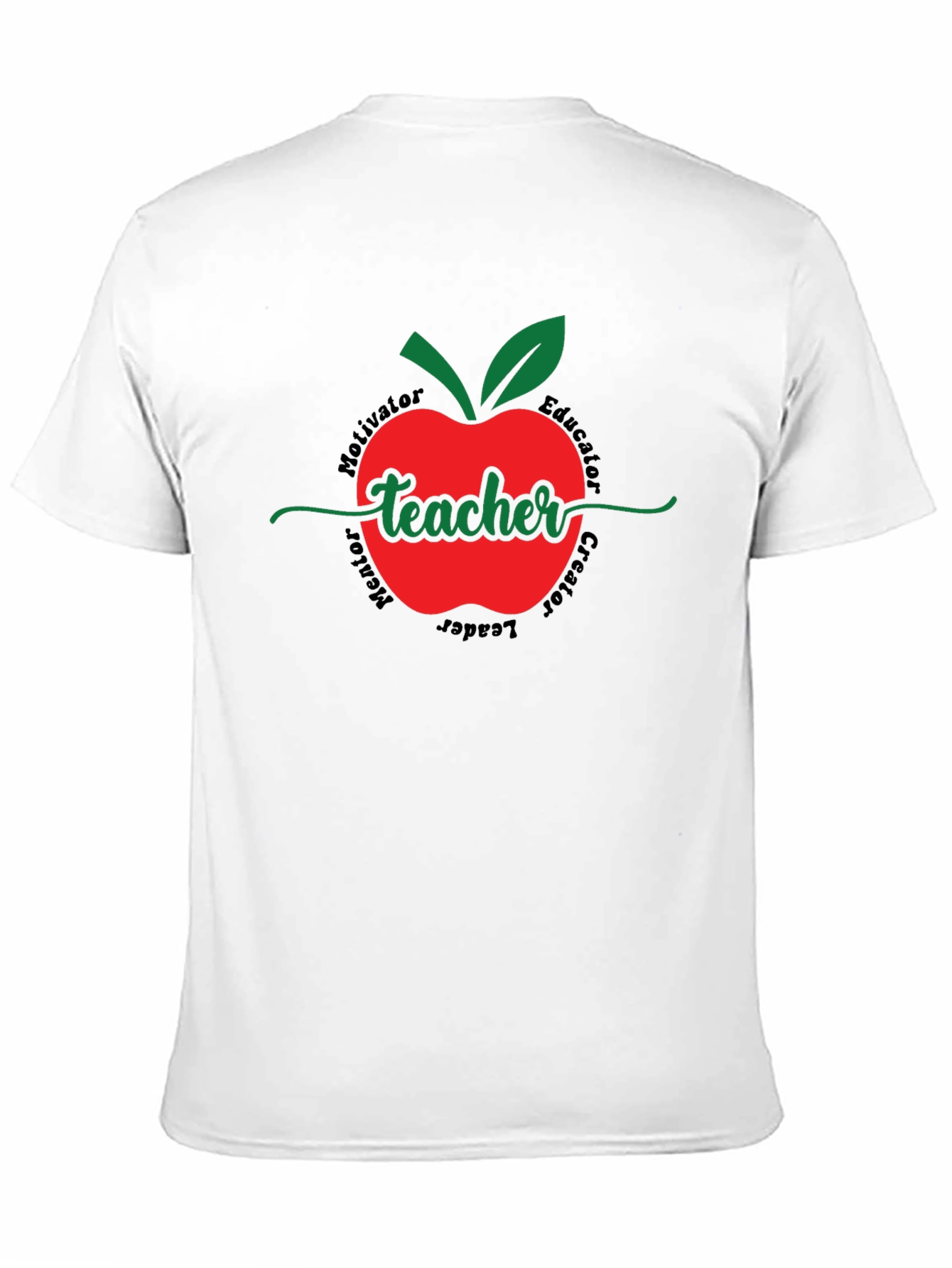 Teacher Apple Graphic T-Shirt - Educator Appreciation