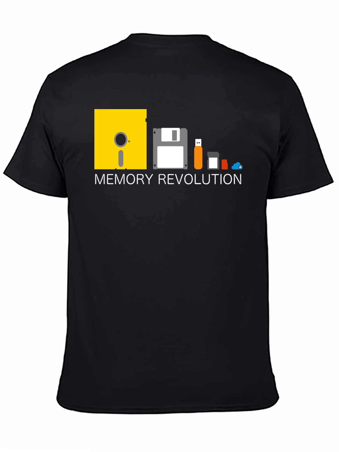 Memory Revolution T-Shirt - Geeky Tech Evolution Tee