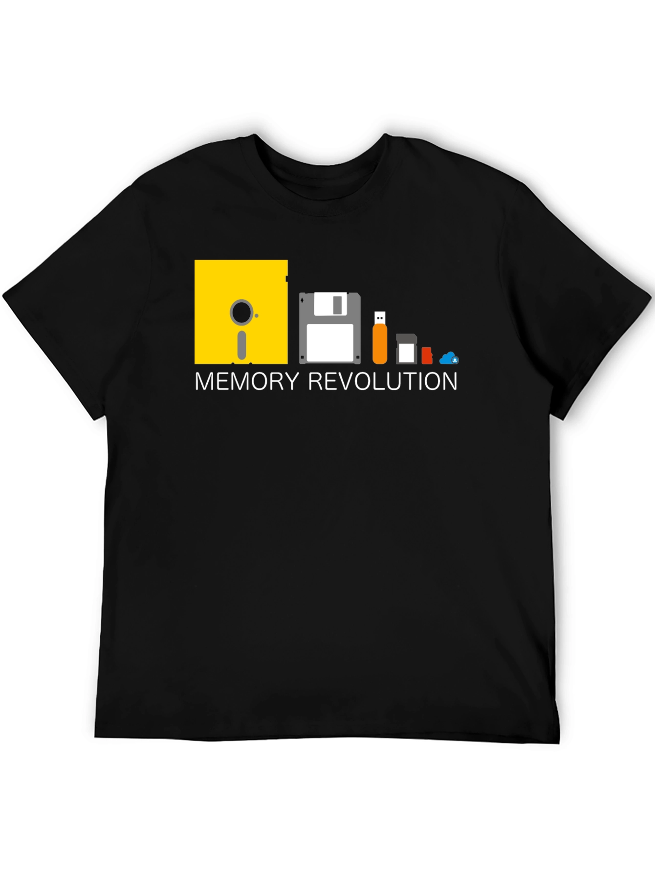 Memory Revolution T-Shirt - Geeky Tech Evolution Tee