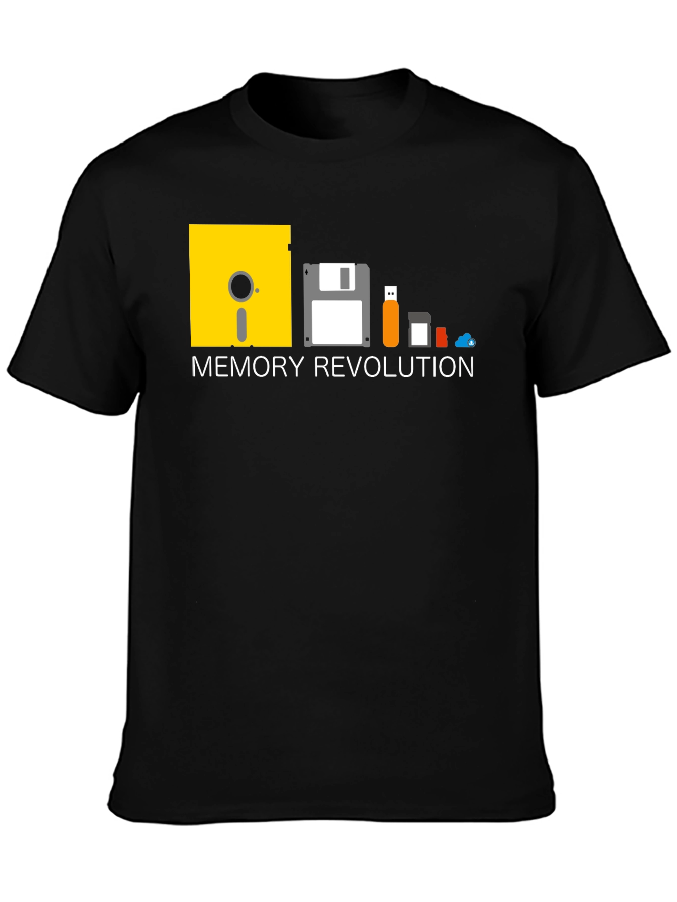 Memory Revolution T-Shirt - Geeky Tech Evolution Tee