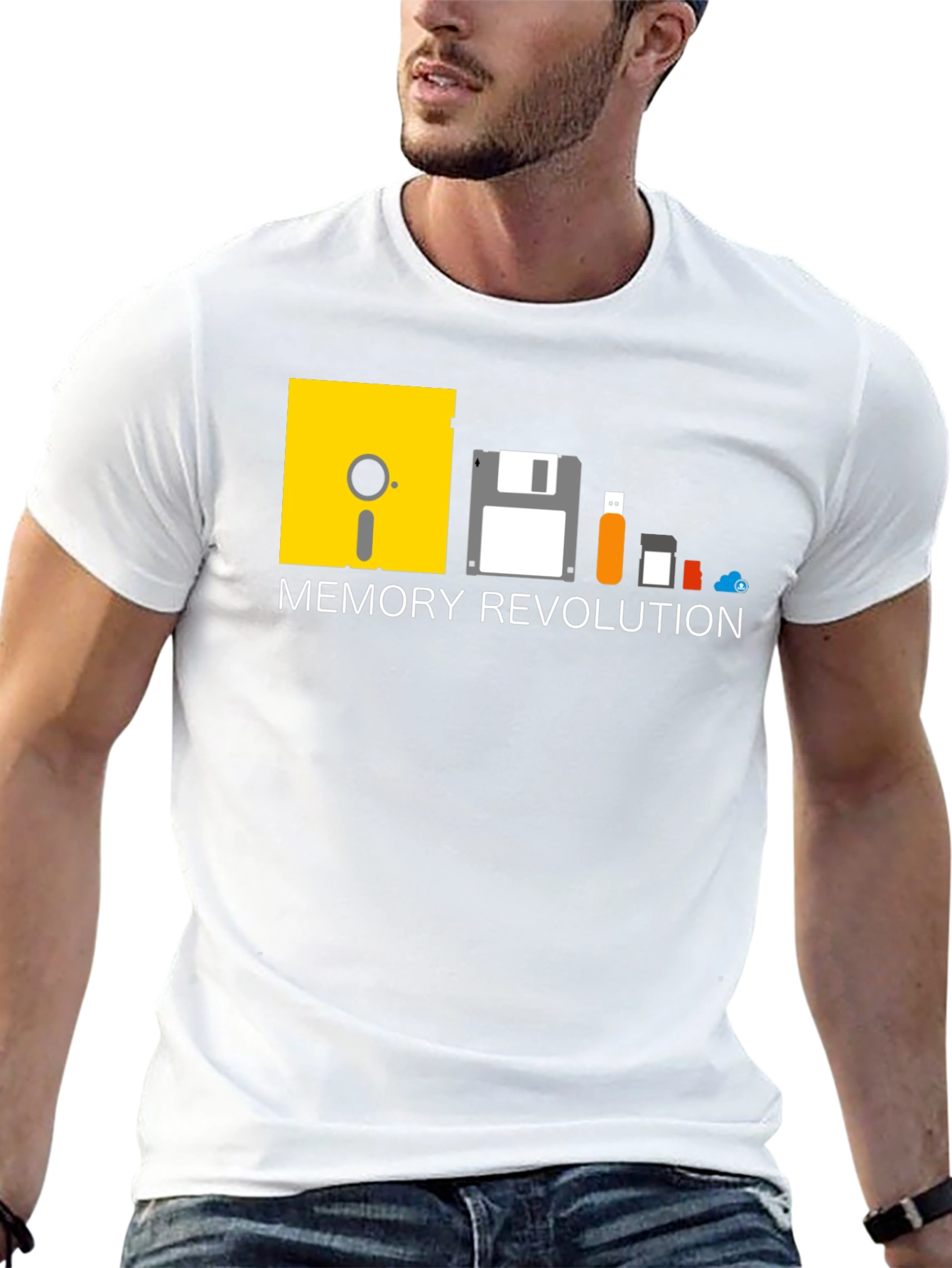 Memory Revolution T-Shirt - Geeky Tech Evolution Tee