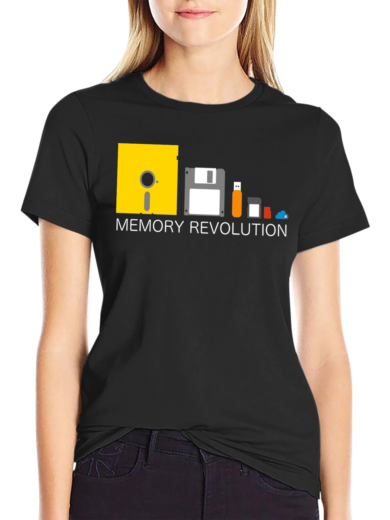 Memory Revolution T-Shirt - Geeky Tech Evolution Tee