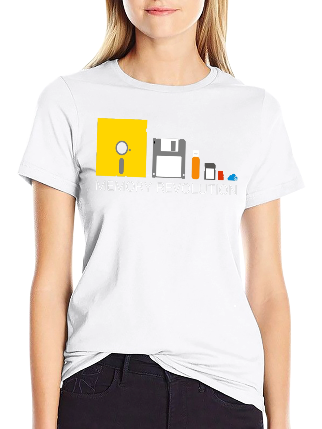 Memory Revolution T-Shirt - Geeky Tech Evolution Tee