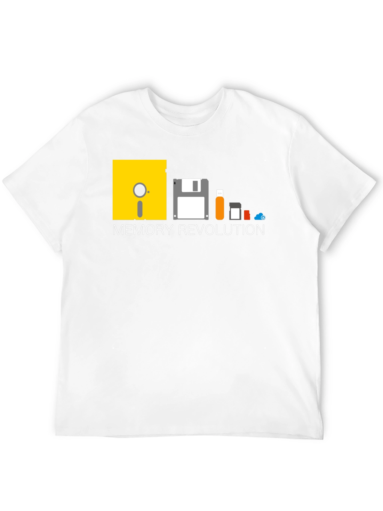 Memory Revolution T-Shirt - Geeky Tech Evolution Tee