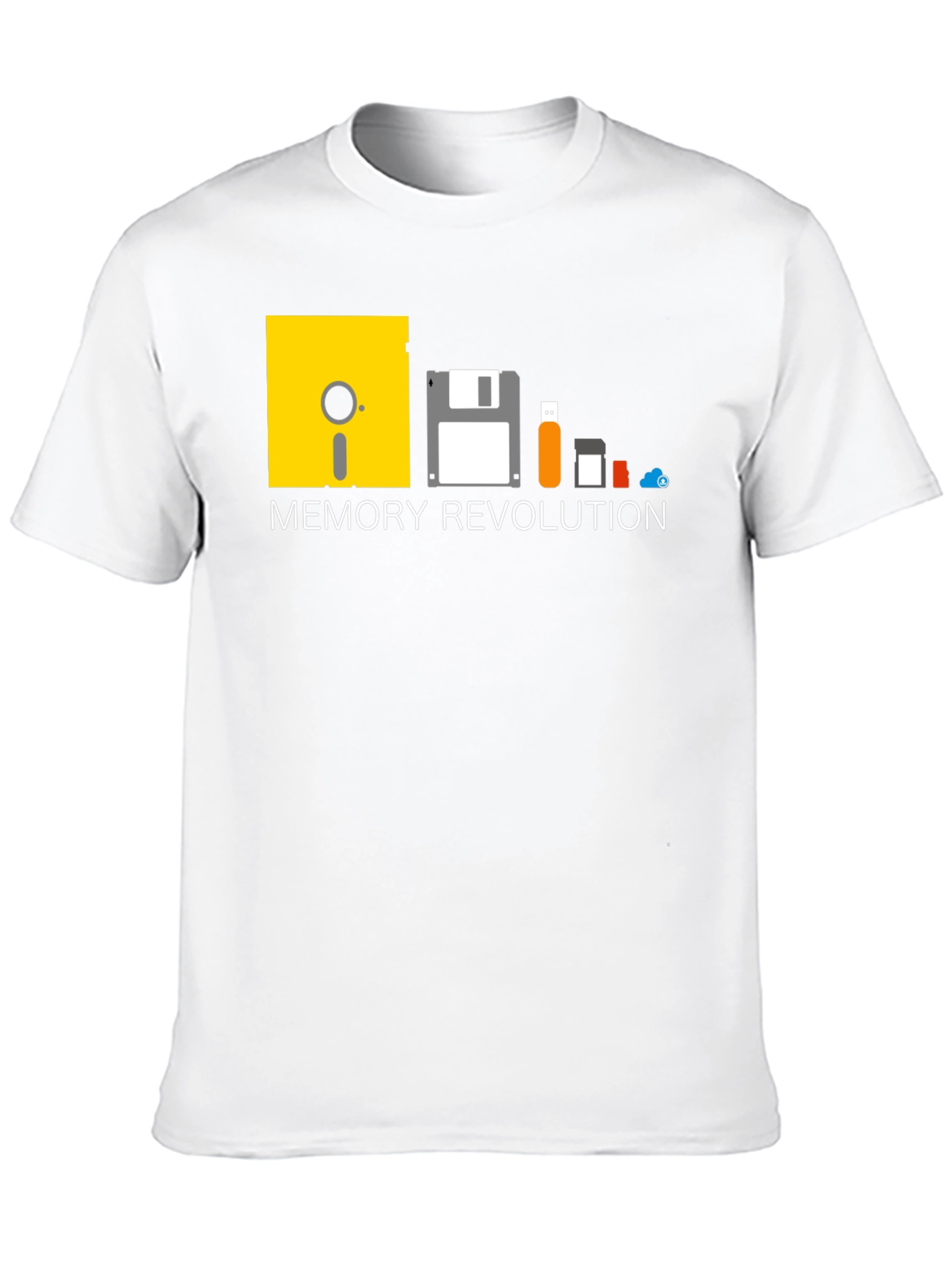 Memory Revolution T-Shirt - Geeky Tech Evolution Tee