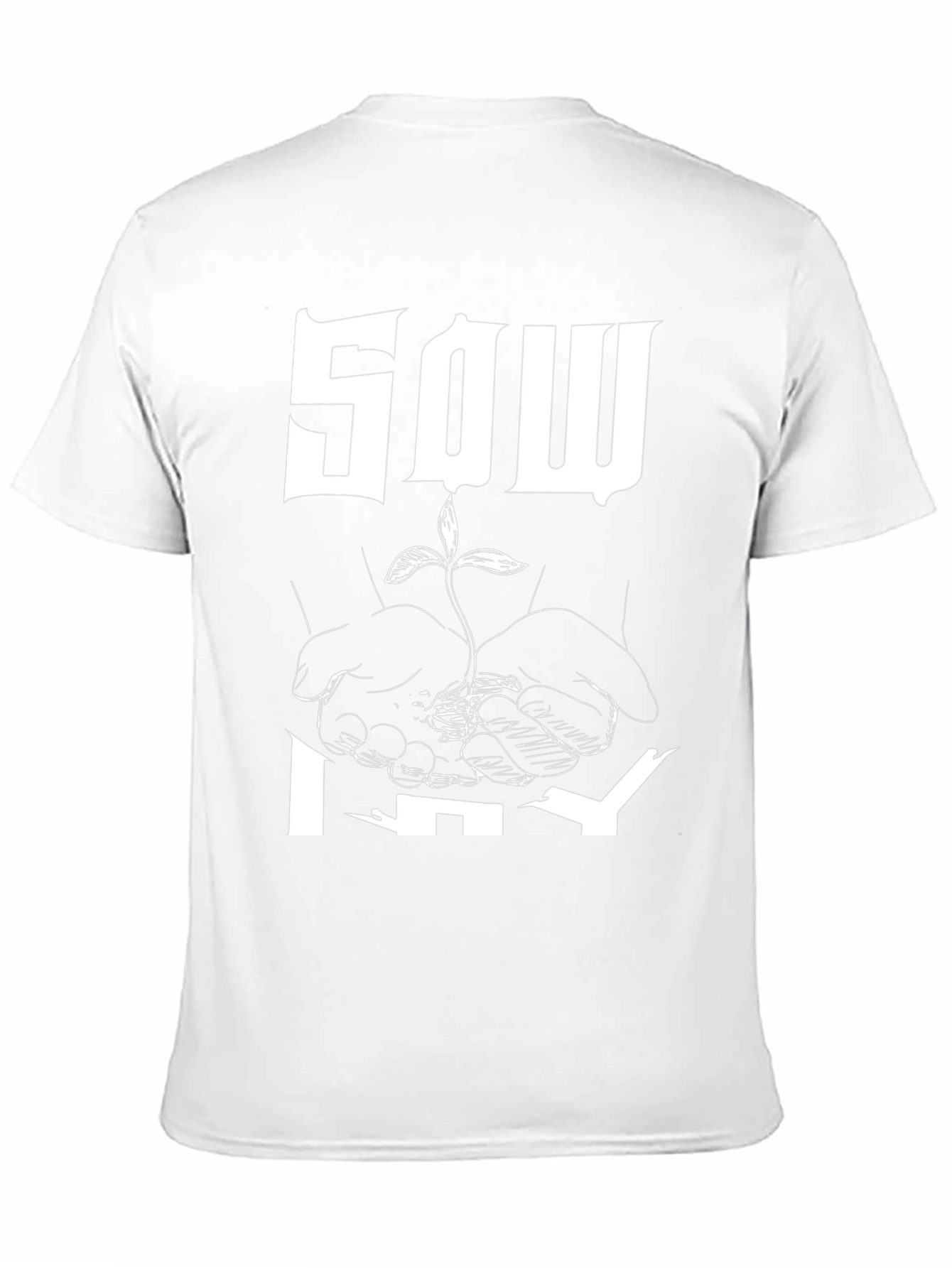 Sow Why Graphic T-Shirt - Black Cotton Tee