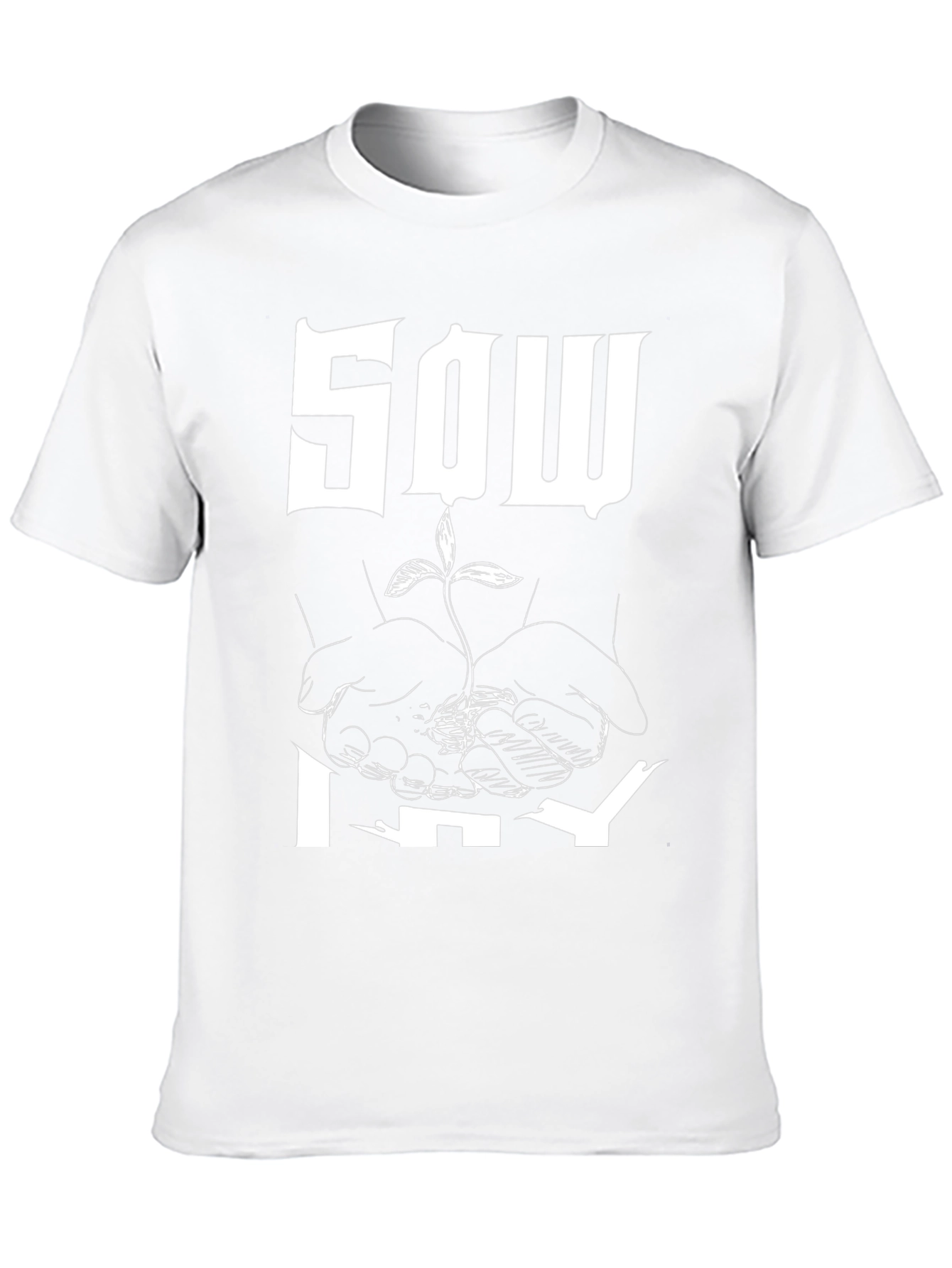 Sow Why Graphic T-Shirt - Black Cotton Tee