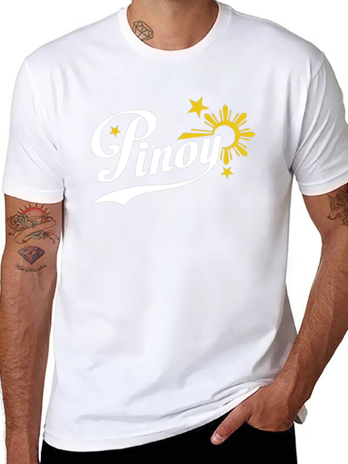 Pinoy T-Shirt - Philippines Sun and Stars Design