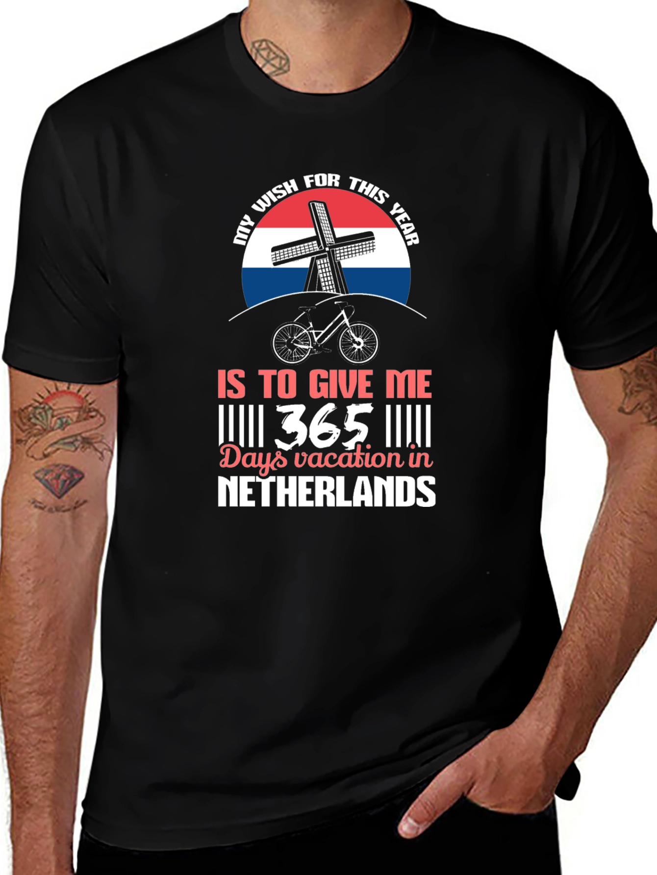 Netherlands Vacation Wish T-Shirt