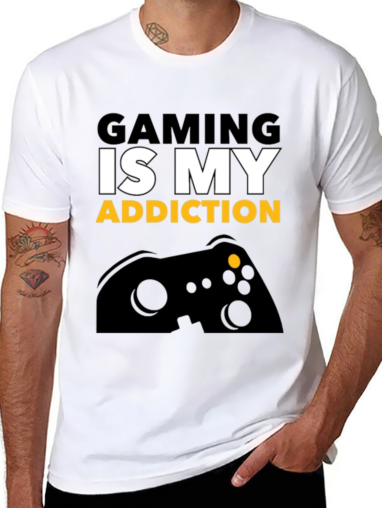 Gaming Addiction T-Shirt - Gamer Apparel