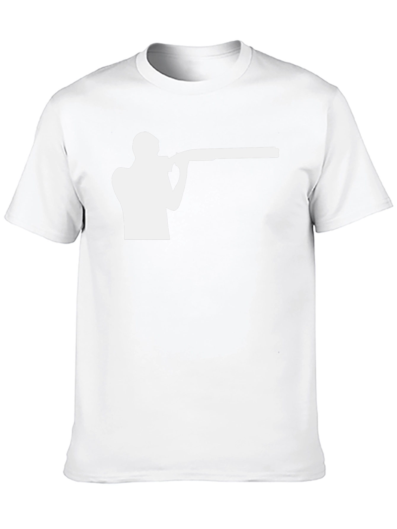Clay Pigeon Shooting Graphic Tee - Black