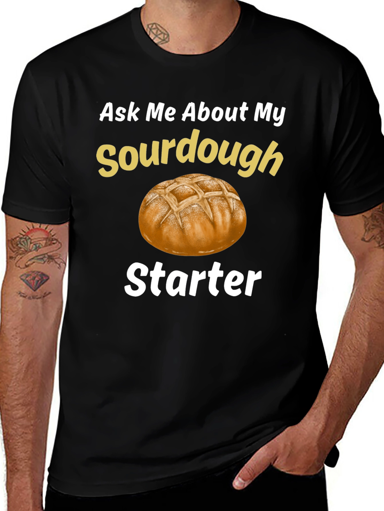 Sourdough Starter T-Shirt - Baking Enthusiast Tee