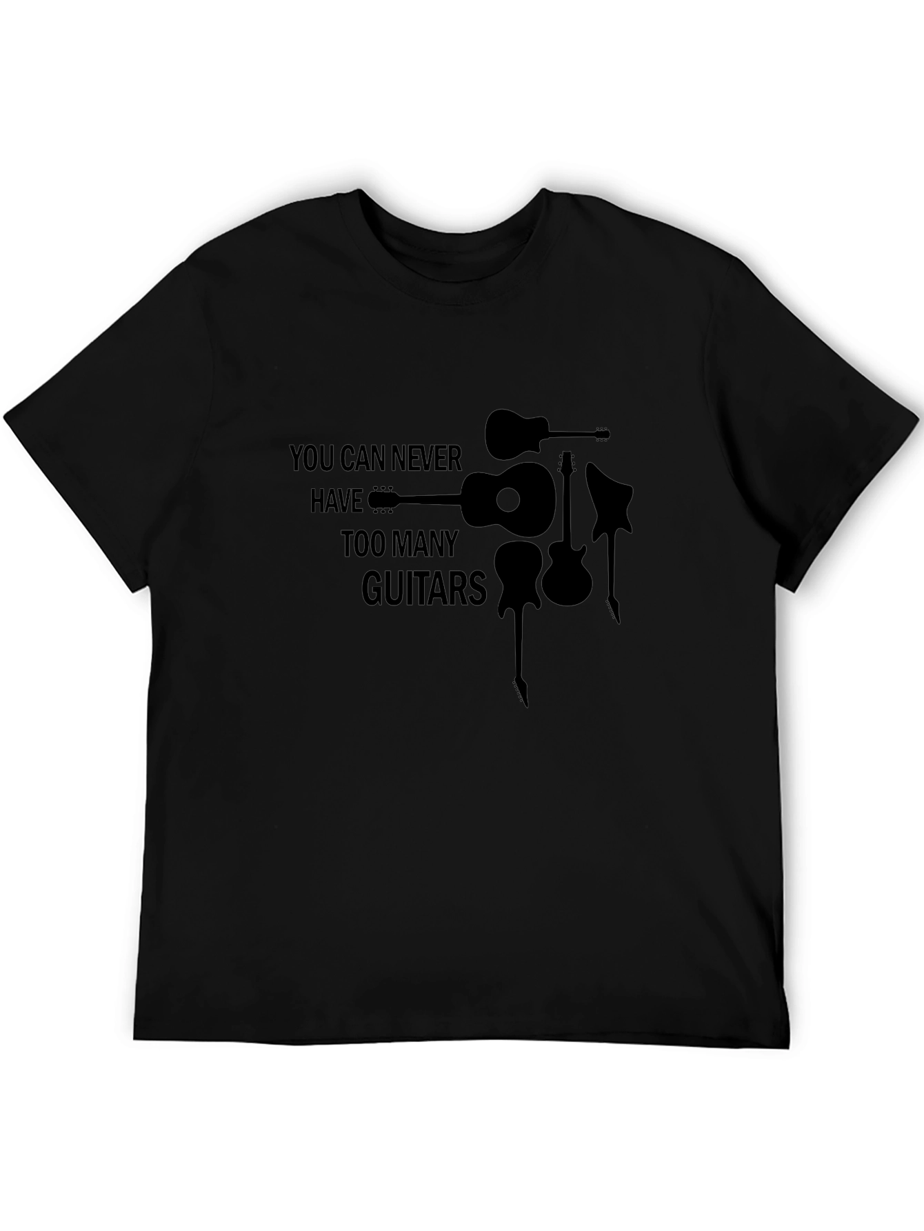 Guitar Lover T-Shirt - Never Too Many Guitars!