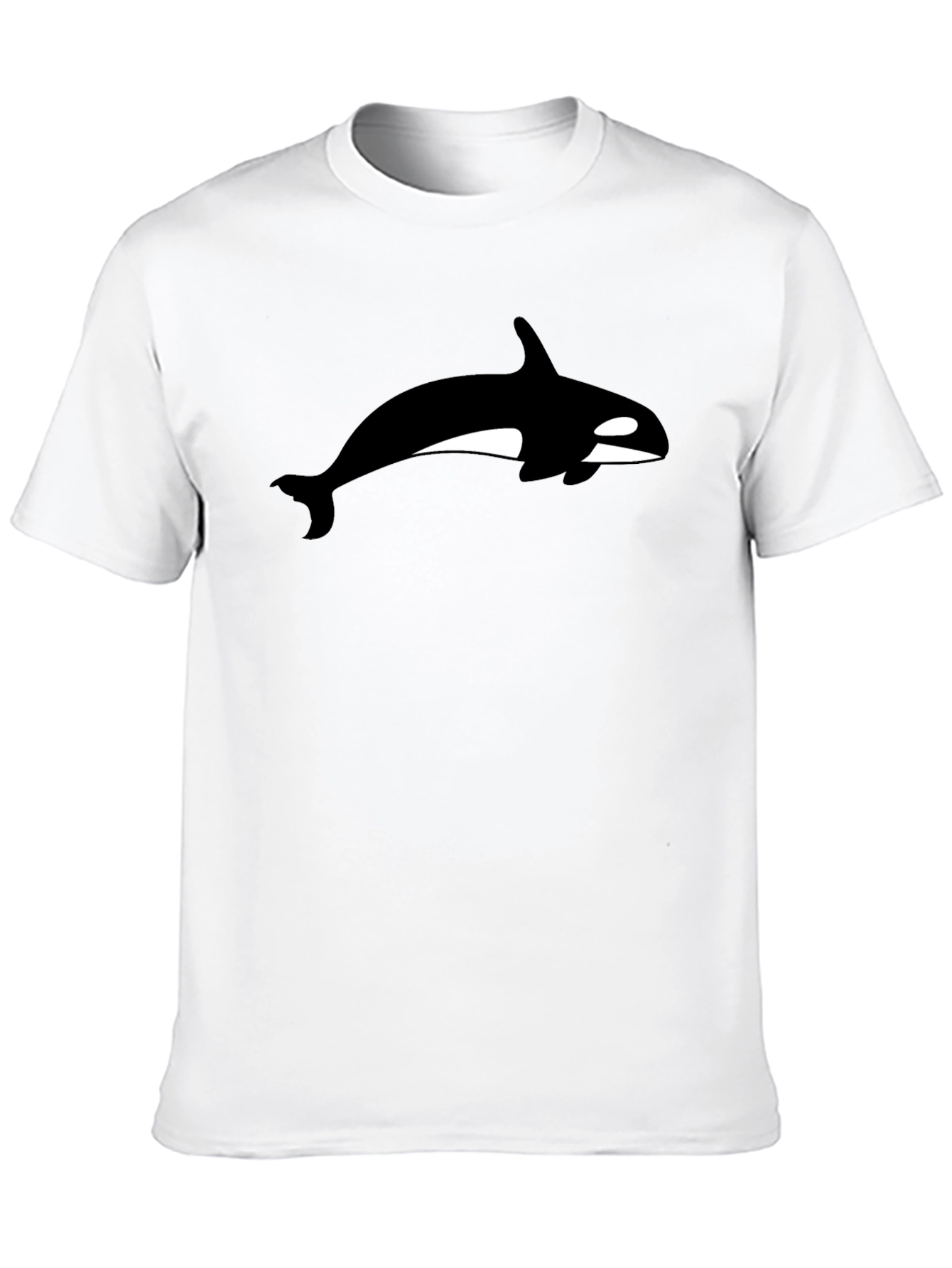 Orca Whale Graphic Black T-Shirt