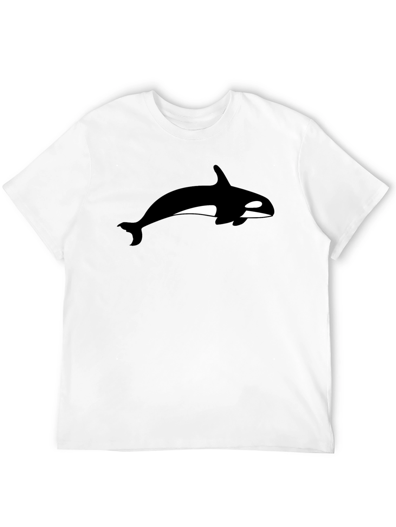 Orca Whale Graphic Black T-Shirt
