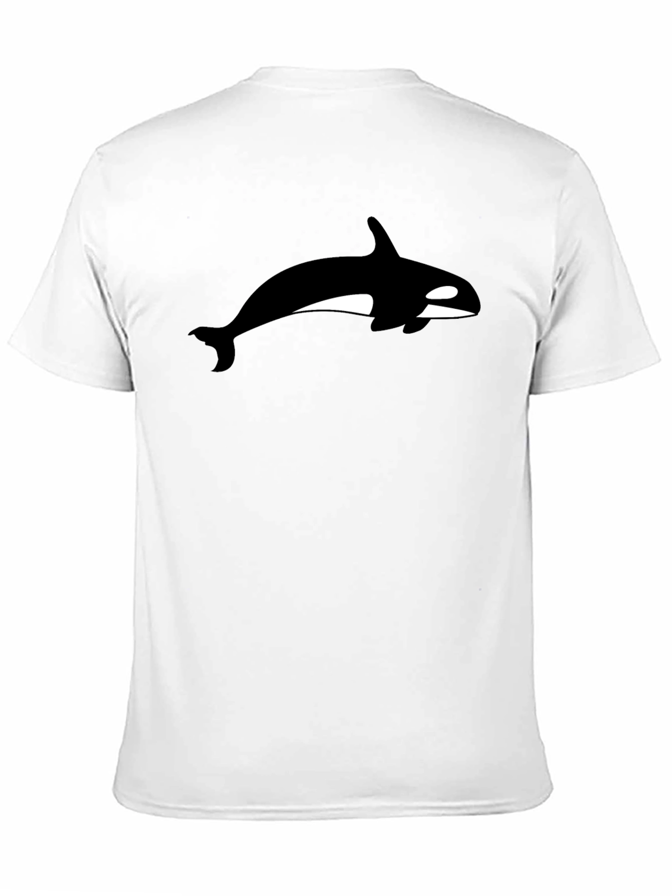 Orca Whale Graphic Black T-Shirt
