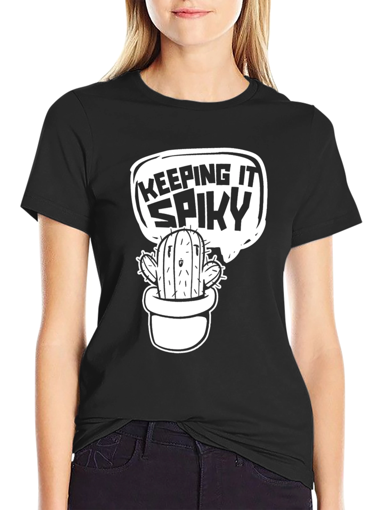 Keeping It Spiky T-Shirt - Cactus Graphic Tee