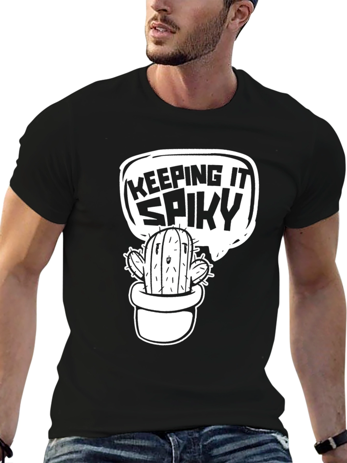 Keeping It Spiky T-Shirt - Cactus Graphic Tee