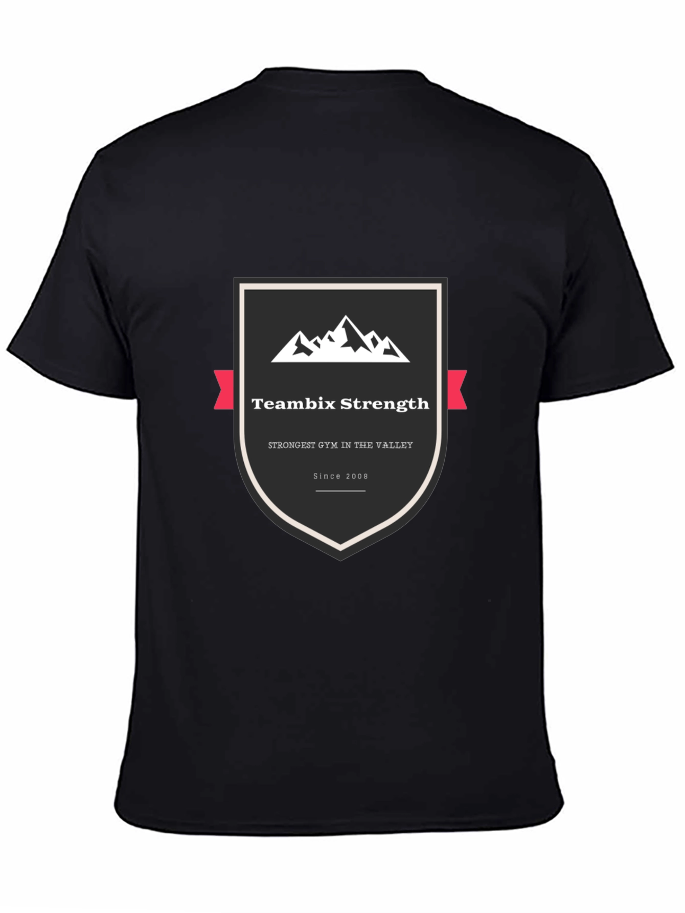 TeamBix Strength Black T-Shirt - Gym & Fitness Apparel