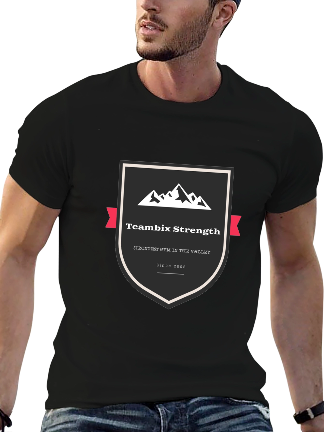 TeamBix Strength Black T-Shirt - Gym & Fitness Apparel