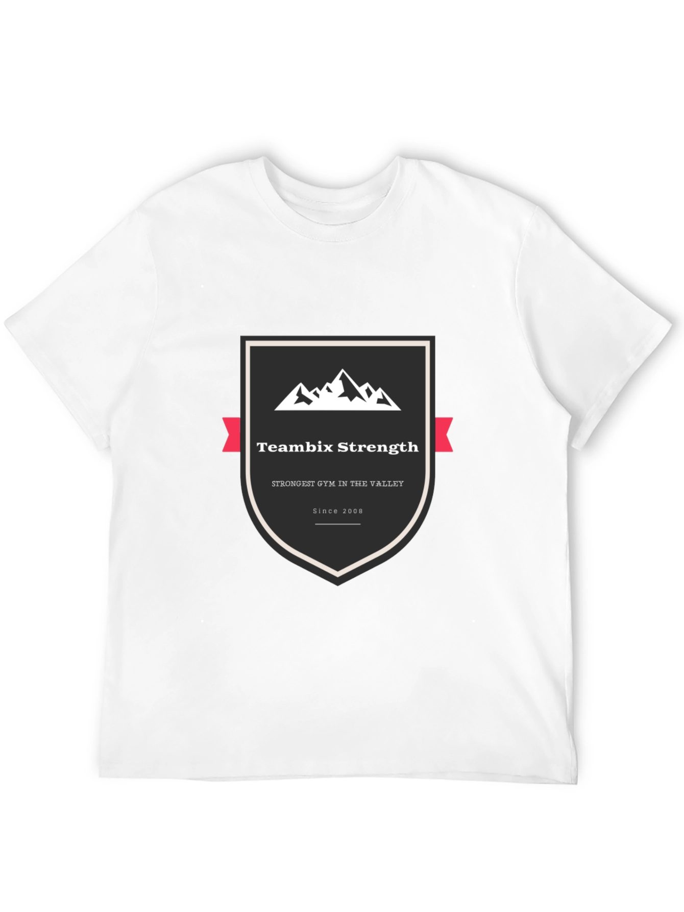 TeamBix Strength Black T-Shirt - Gym & Fitness Apparel