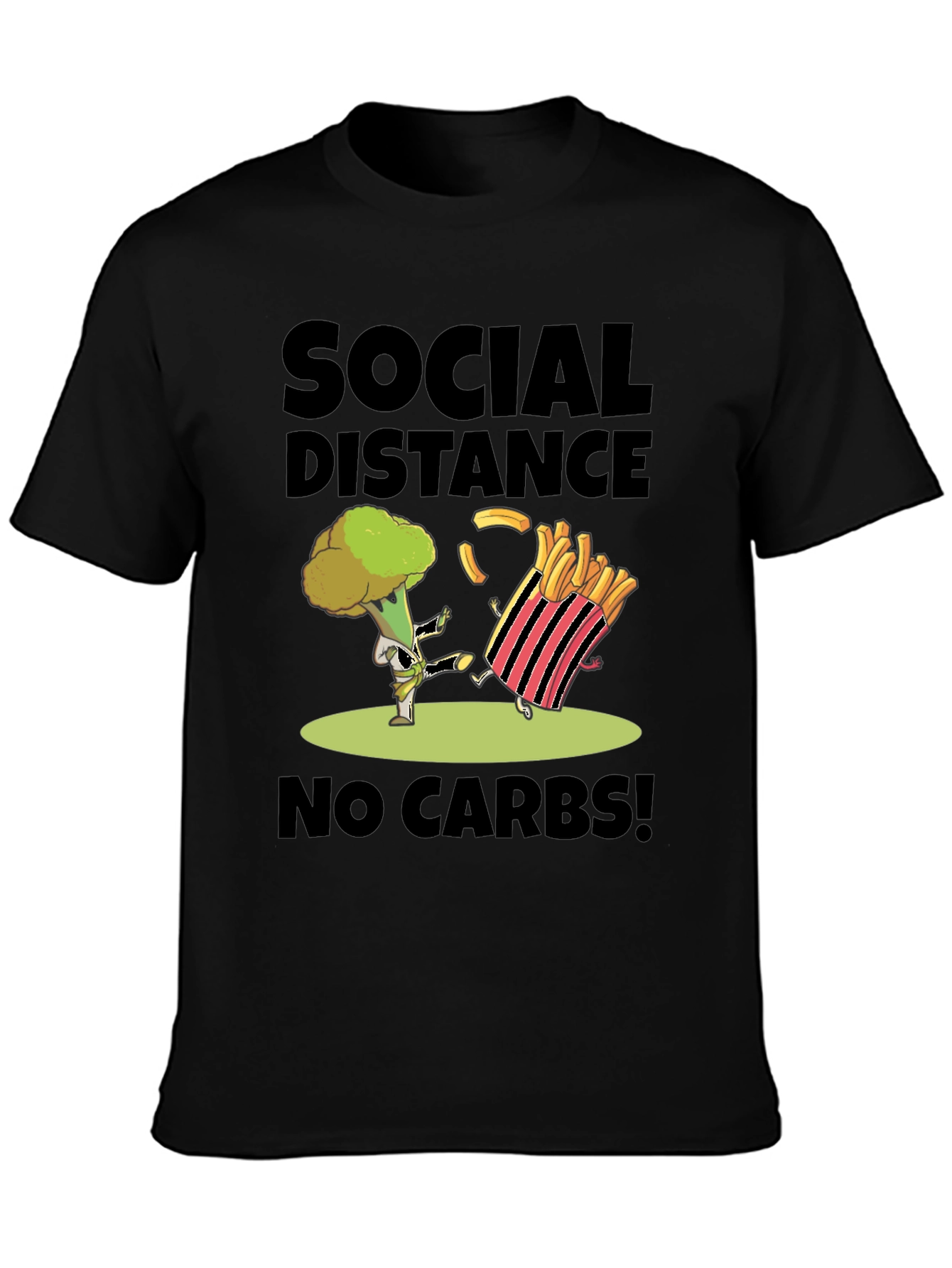 Social Distance No Carbs T-Shirt
