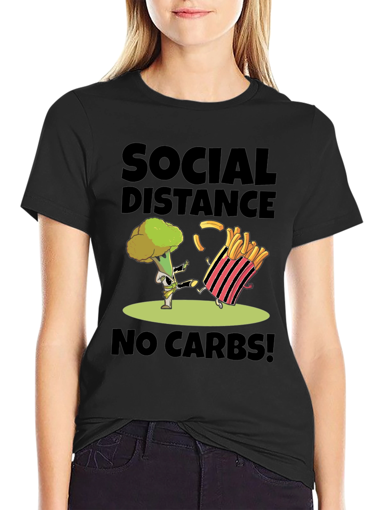 Social Distance No Carbs T-Shirt